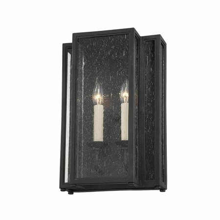 TROY 2 Light Medium Exterior Wall sconce B3602-TBK